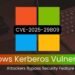 Home windows Kerberos Vulnerability Allows Safety Function Bypass