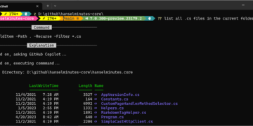 GitHub Copilot for CLI for PowerShell