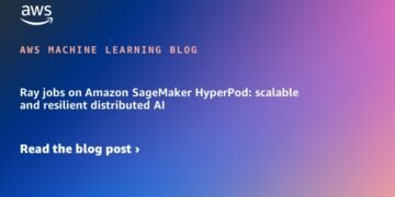 Ray jobs on Amazon SageMaker HyperPod: scalable and resilient distributed AI