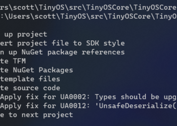 Upgrading a 20 yr previous College Venture to .NET 6 with dotnet-upgrade-assistant