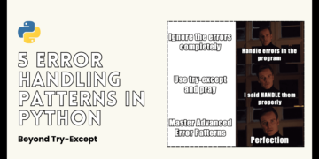 5 Error Dealing with Patterns in Python (Past Attempt-Besides)