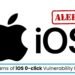 iOS Zero Click on Flaw Actively Exploited