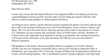 Senator Chides FBI for Weak Recommendation on Cell Safety – Krebs on Safety