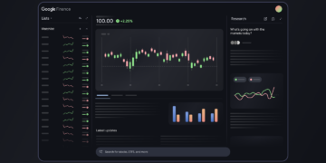 Google Finance testing new AI options