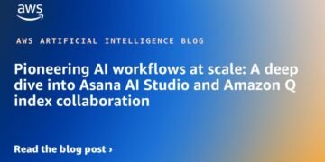 Pioneering AI workflows at scale: A deep dive into Asana AI Studio and Amazon Q index collaboration