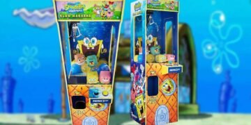 SpongeBob SquarePants Claw Machine From Arcade1Up Now Obtainable To Preorder