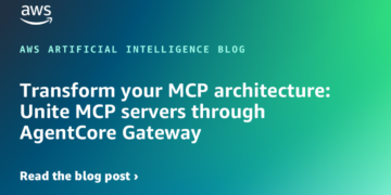 Remodel your MCP structure: Unite MCP servers by means of AgentCore Gateway