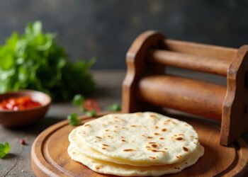 Grasp guide tortilla press for good tortillas