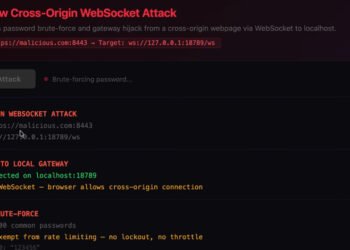 ClawJacked Flaw Lets Malicious Websites Hijack Native OpenClaw AI Brokers through WebSocket