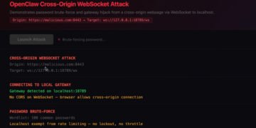 ClawJacked Flaw Lets Malicious Websites Hijack Native OpenClaw AI Brokers through WebSocket