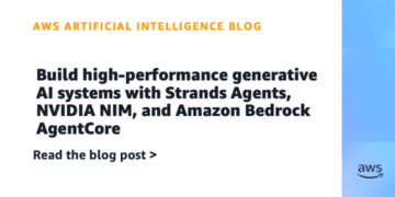Construct high-performance generative AI techniques with Strands Brokers, NVIDIA NIM, and Amazon Bedrock AgentCore