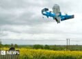 Drone delivers first Amazon parcels in UK