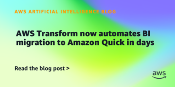AWS Rework now automates BI migration to Amazon Fast in days