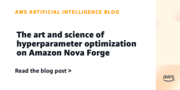The artwork and science of hyperparameter optimization on Amazon Nova Forge