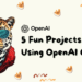 5 Enjoyable Tasks Utilizing OpenAI Codex