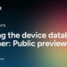 Public preview now stay – Open Dwelling Basis