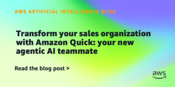Rework your gross sales group with Amazon Fast: your new agentic AI teammate