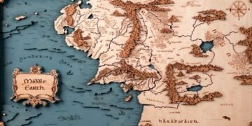 These Lord of the Rings 3D Maps Are an Unimaginable Present Concept for Tolkien Followers