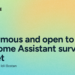 The House Assistant survey dataset – Open House Basis