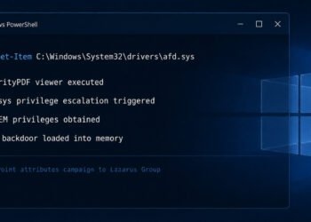 Lazarus Exploits Home windows Zero-Day to Achieve SYSTEM Entry and Deploy Backdoor