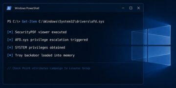 Lazarus Exploits Home windows Zero-Day to Achieve SYSTEM Entry and Deploy Backdoor